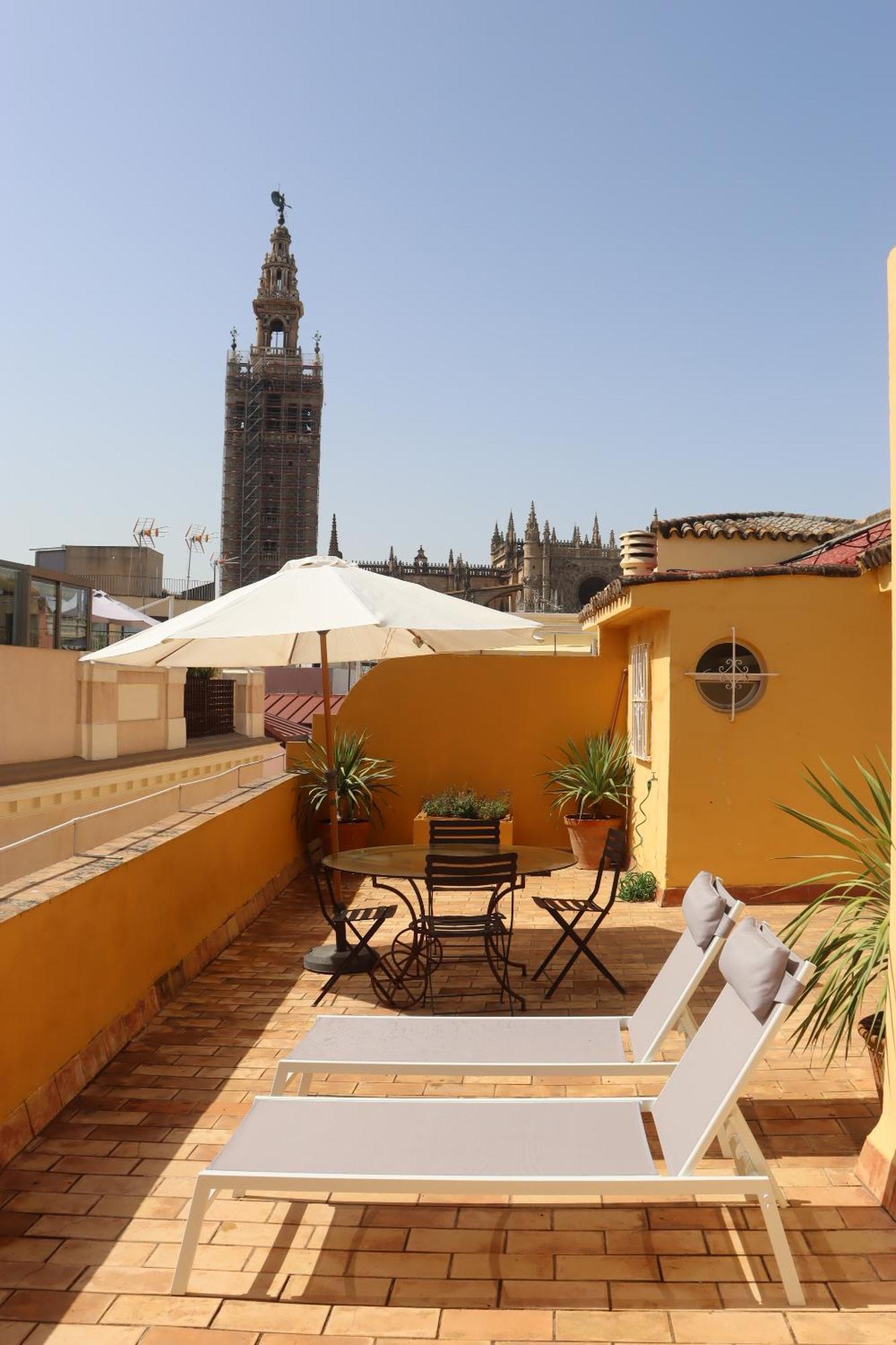 Ferienwohnung Fantastico Duplex Catedral, Terraza Privada Sevilla Exterior foto