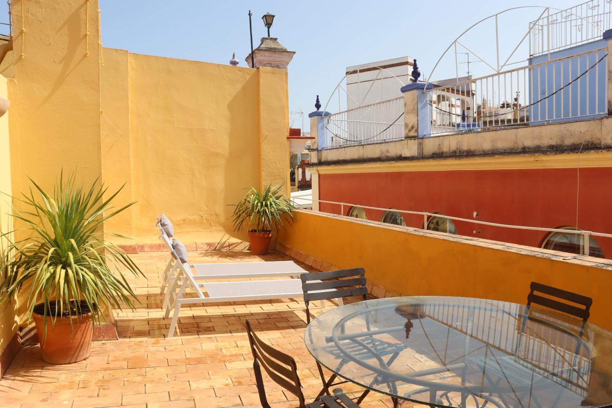 Ferienwohnung Fantastico Duplex Catedral, Terraza Privada Sevilla Exterior foto